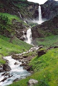 Waterfall and stream