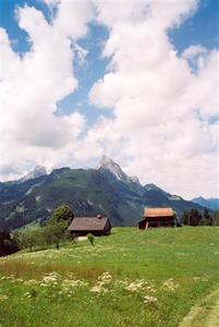 View from Schoenried towards Ruebli