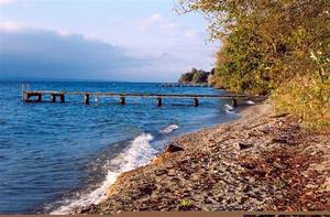 Sand and pier