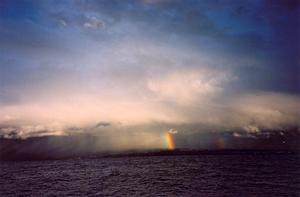 Rainbow over french side