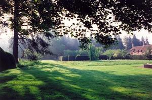 View towards the centre, near pool