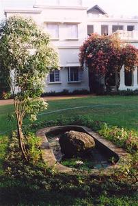 Pond in front of Vasanta Vihar