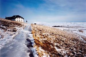 Icy path toward Belchenhaus