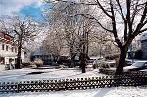 Ueberlingen klinik under snow