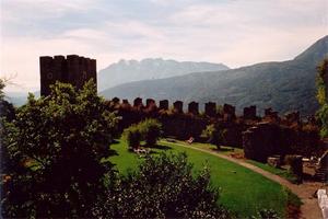 Rampart at Castle Pergine