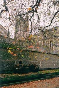 Winchester church and wall