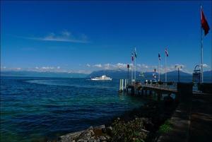 Lake Geneva at St Prex