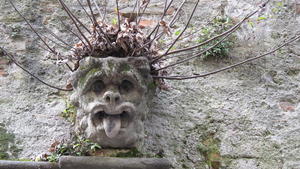 In the old city of Bergamo