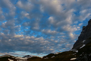 View west from Sulzhutte