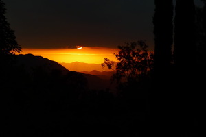 Sunset from Pine Cottage