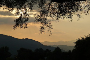 Sunset from Pine Cottage