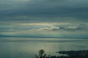 Lake Geneva from the train