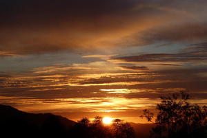 Sunset in Ojai - a