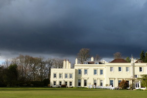 The west wing from the south lawn