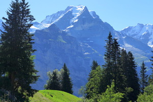 Walking in Mürren