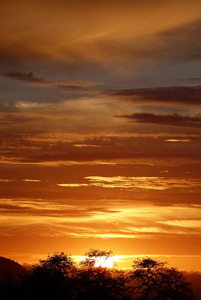 Sunset from Pine Cottage