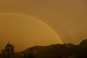 Rainbow from Chalet Solitude