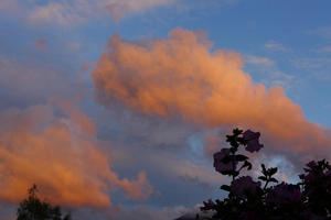 Colourful clouds