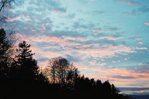 Sunset over Lake Constance