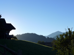 Walking from Rougemont to Saanen