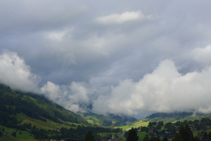 Clouds rolling into Rougemont