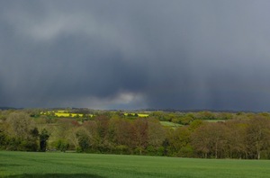 Stormy Hampshire Hills