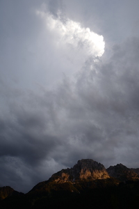 Clouds above Videmanette