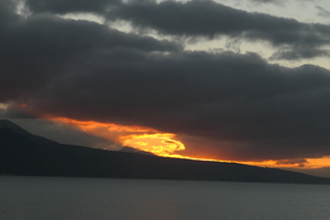 Sunset over Lake Geneva