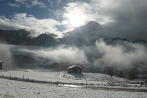 Misty, wintry Rougemont